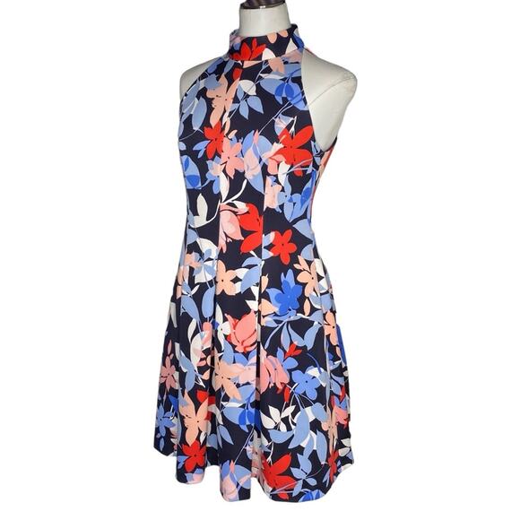 Vince Camuto Floral Halter Dress size 10 - Picture 4 of 9